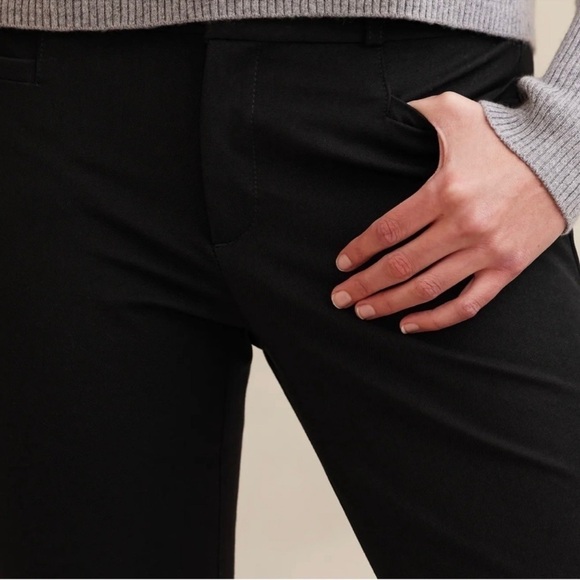 NWT! Banana Republic Black Comfort Stretch Sloan Slim Pants - Multiple 💛 - Picture 4 of 4